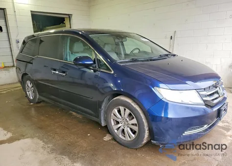 2014 Honda Odyssey Exl from USA, damaged, VIN 5FNRL5H60EB133208